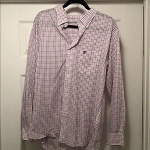Peach State Pride Dress Shirt, White w/ Stripes